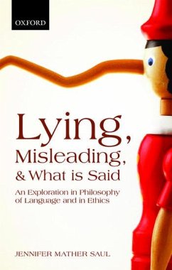 Lying, Misleading, and What Is Said - Saul, Jennifer Mather