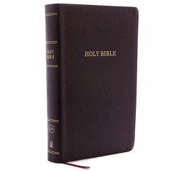 KJV Holy Bible: Personal Size Giant Print with 43,000 Cross References, Burgundy Bonded Leather, Red Letter, Comfort Print: King James Version - Thomas Nelson