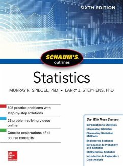 Schaum's Outline of Statistics, Sixth Edition - Spiegel, Murray; Stephens, Larry