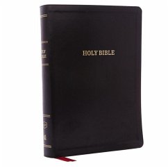 KJV, Deluxe Reference Bible, Super Giant Print, Imitation Leather, Black, Red Letter Edition - Thomas Nelson