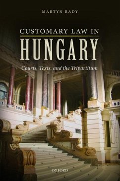 Customary Law in Hungary - Rady, Martyn