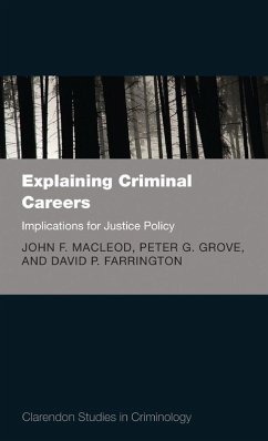 Cover EXPLAINING CRIMINAL CAREERS CSC