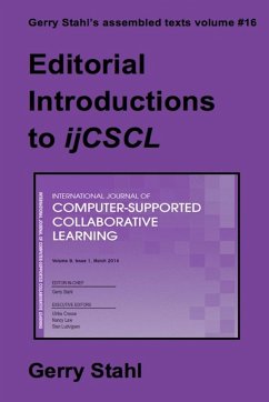 Introductions to ijCSCL - Stahl, Gerry