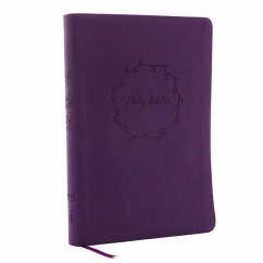 NKJV, Value Thinline Bible, Large Print, Imitation Leather, Purple, Red Letter Edition - Thomas Nelson