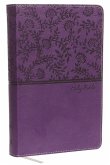NKJV, Deluxe Gift Bible, Imitation Leather, Purple, Red Letter Edition