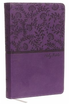 NKJV, Deluxe Gift Bible, Imitation Leather, Purple, Red Letter Edition - Thomas Nelson