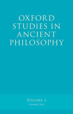 Oxford Studies in Ancient Philosophy, Volume 50