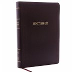 KJV, Reference Bible, Giant Print, Bonded Leather, Burgundy, Indexed, Red Letter Edition