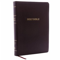 KJV, Reference Bible, Giant Print, Bonded Leather, Burgundy, Indexed, Red Letter Edition - Thomas Nelson