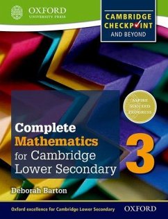 Complete Mathematics for Cambridge Lower Secondary 3 (First Edition) - Barton, Deborah