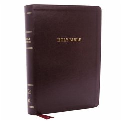 KJV, Deluxe Reference Bible, Super Giant Print, Imitation Leather, Burgundy, Indexed, Red Letter Edition - Thomas Nelson