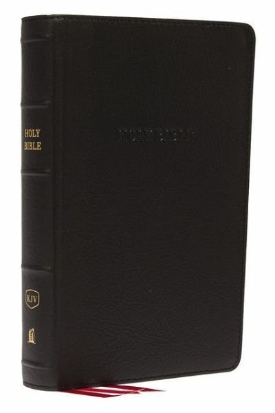 KJV, Reference Bible, Personal Size Giant Print, Genuine Leather, Black, Red Letter Edition KJV, Reference Bible, Personal Size Giant Print, Genuine Leather, Black, Red Letter Edition