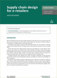 Cover Case Study: Supply Chain Design for E-Retailers (eBook, ePUB)