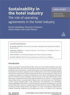 Case Study: Sustainability in the Hotel Industry (eBook, ePUB) - Upadhyay, Arvind; Pomponi, Francesco; Vadam, Céline; Mohan, Sushil