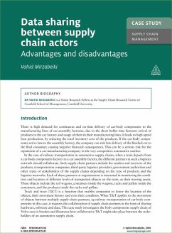 Cover Case Study: Data Sharing Between Supply Chain Actors (eBook, ePUB)