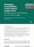 Case Study: Managing Sustainability in the Fashion Supply Chain (eBook, ePUB)