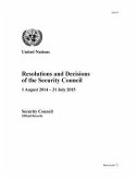 Resolutions and Decisions of the Security Council 2014-2015