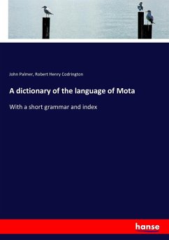 A dictionary of the language of Mota