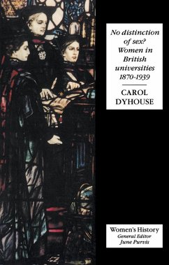 No Distinction Of Sex? (eBook, ePUB) - Dyhouse, Carol
