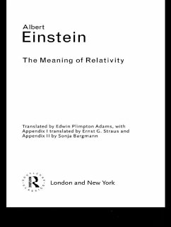 Cover The Meaning of Relativity (eBook, ePUB)