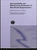 Accountability and Effectiveness Evaluation in Nonprofit Organizations (eBook, ePUB) Accountability and Effectiveness Evaluation in Nonprofit Organizations (eBook, ePUB)