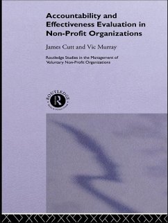 Cover Accountability and Effectiveness Evaluation in Nonprofit Organizations (eBook, ePUB)