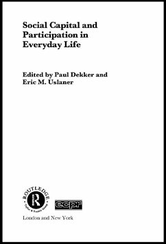 Cover Social Capital and Participation in Everyday Life (eBook, ePUB)