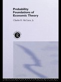 Probability Foundations of Economic Theory (eBook, ePUB)