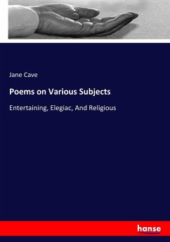 Poems on Various Subjects - Cave, Jane