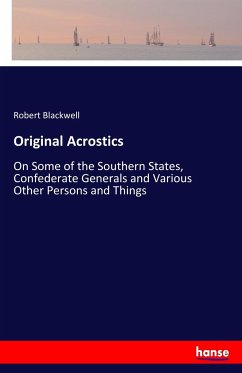 Original Acrostics - Blackwell, Robert