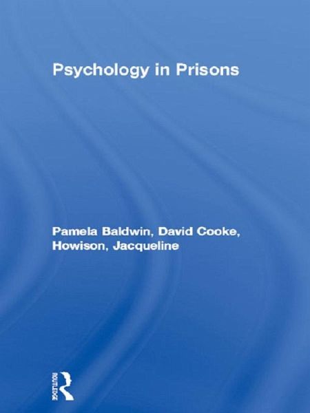 Psychology in Prisons (eBook, ePUB)