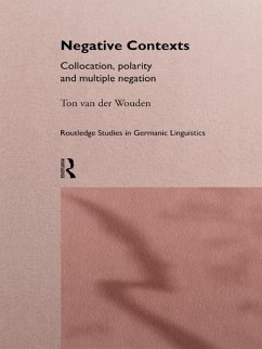 Negative Contexts (eBook, ePUB) - Wouden, Ton van der