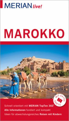 MERIAN live! Reiseführer Marokko: Mit Extra-Karte zum Herausnehmen