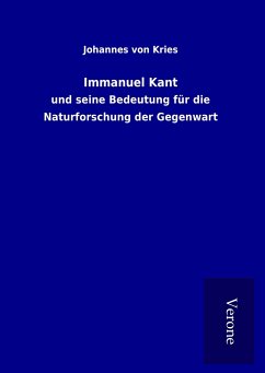 Immanuel Kant - Kries, Johannes Von