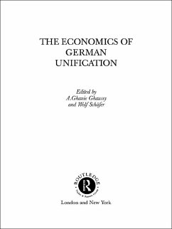 The Economics of German Unification (eBook, ePUB)