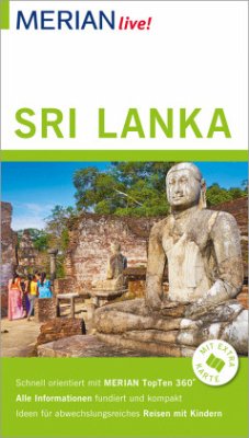MERIAN live! Reiseführer Sri Lanka: Mit Extra-Karte zum Herausnehmen