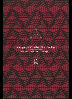 Cover Managing Staff in Early Years Settings (eBook, ePUB)
