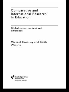 Cover Comparative and International Research In Education (eBook, ePUB)