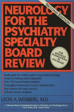 Neurology For The Psychiatry Specialist Board (eBook, ePUB) - Weisberg, Leon A.