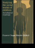 Studying The Social Worlds Of Children (eBook, ePUB)