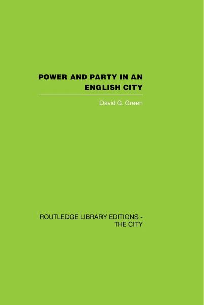 Power and Party in an English City (eBook, ePUB)