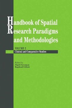 Handbook Of Spatial Research Paradigms And Methodologies (eBook, ePUB)