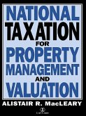 National Taxation for Property Management and Valuation (eBook, ePUB)