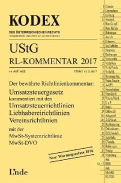 KODEX UStG-Richtlinien-Kommentar 2017 (f. Österreich) - Pernegger, Robert