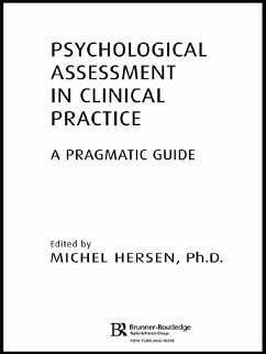 Psychological Assessment in Clinical Practice (eBook, ePUB)