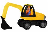 LENA® 01621 - Truckies Bagger, mit Spielfigur, Sandspielzeug