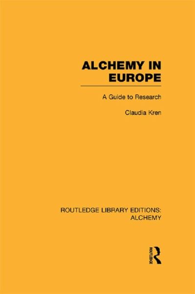 Alchemy in Europe (eBook, PDF) Alchemy in Europe (eBook, PDF)