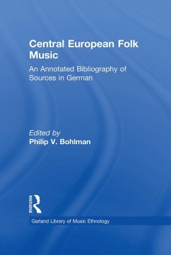 Central European Folk Music (eBook, PDF) - Bohlman, Philip V.