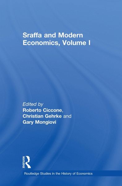 Sraffa and Modern Economics, Volume I (eBook, ePUB)