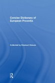 Concise Dictionary of European Proverbs (eBook, ePUB)